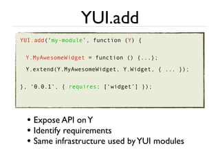 YUI 3 quick overview