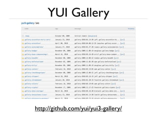 YUI 3 quick overview