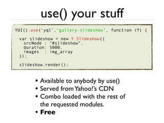 YUI 3 quick overview