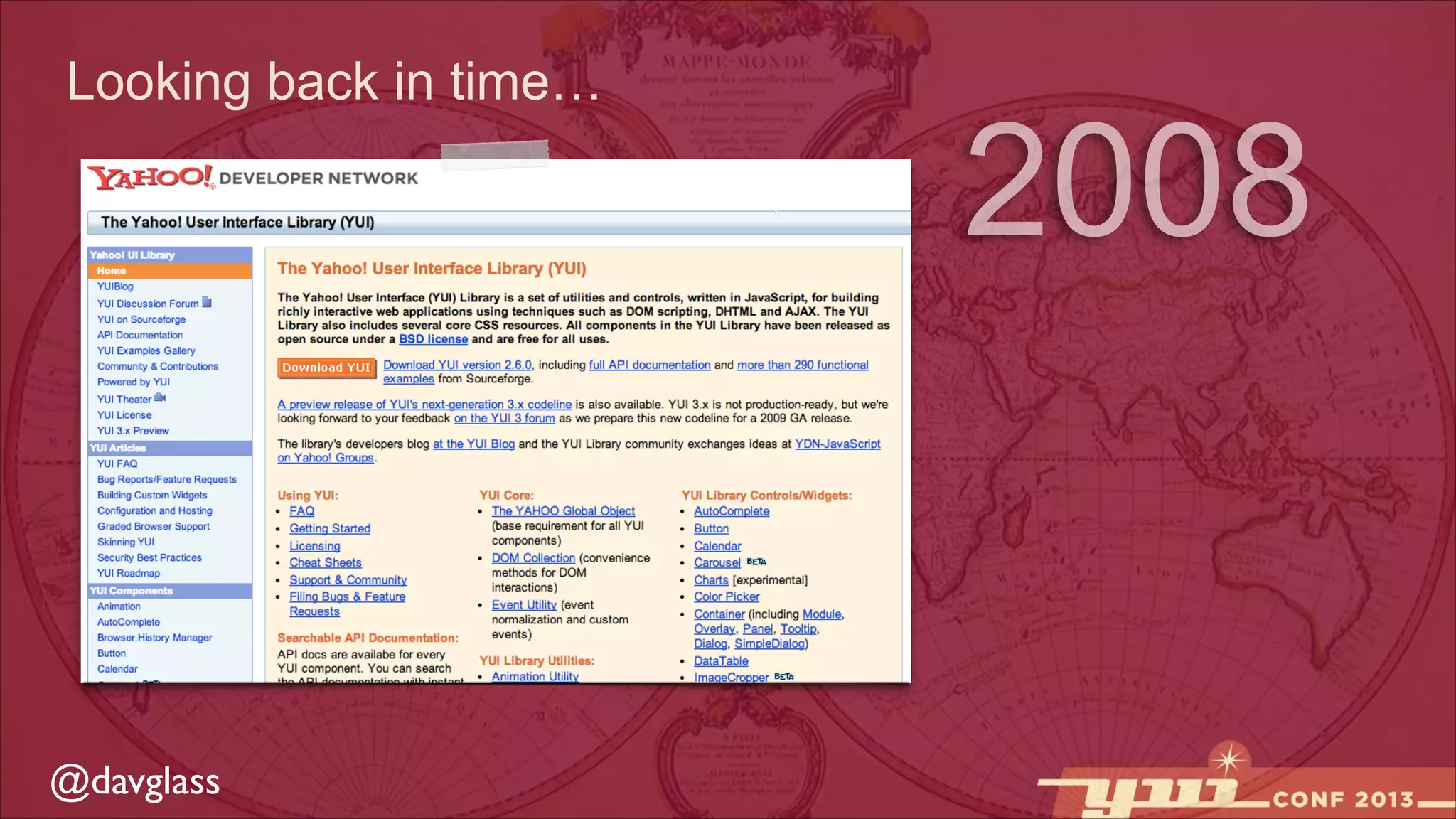 Looking back in time…

@davglass

2008

 