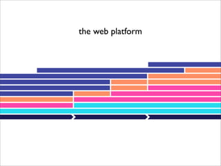 the web platform

 