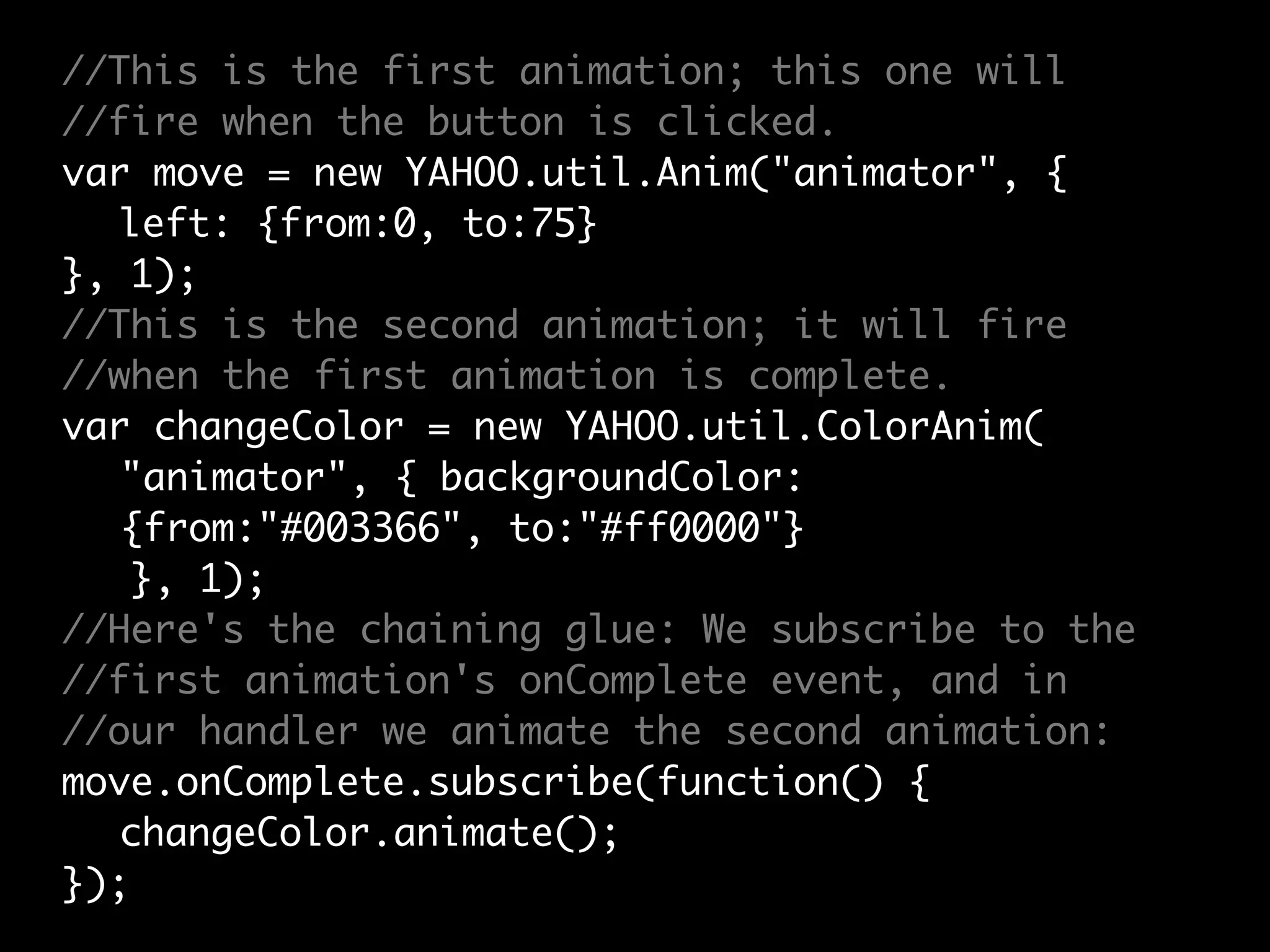 YUI introduction to build hack interfaces