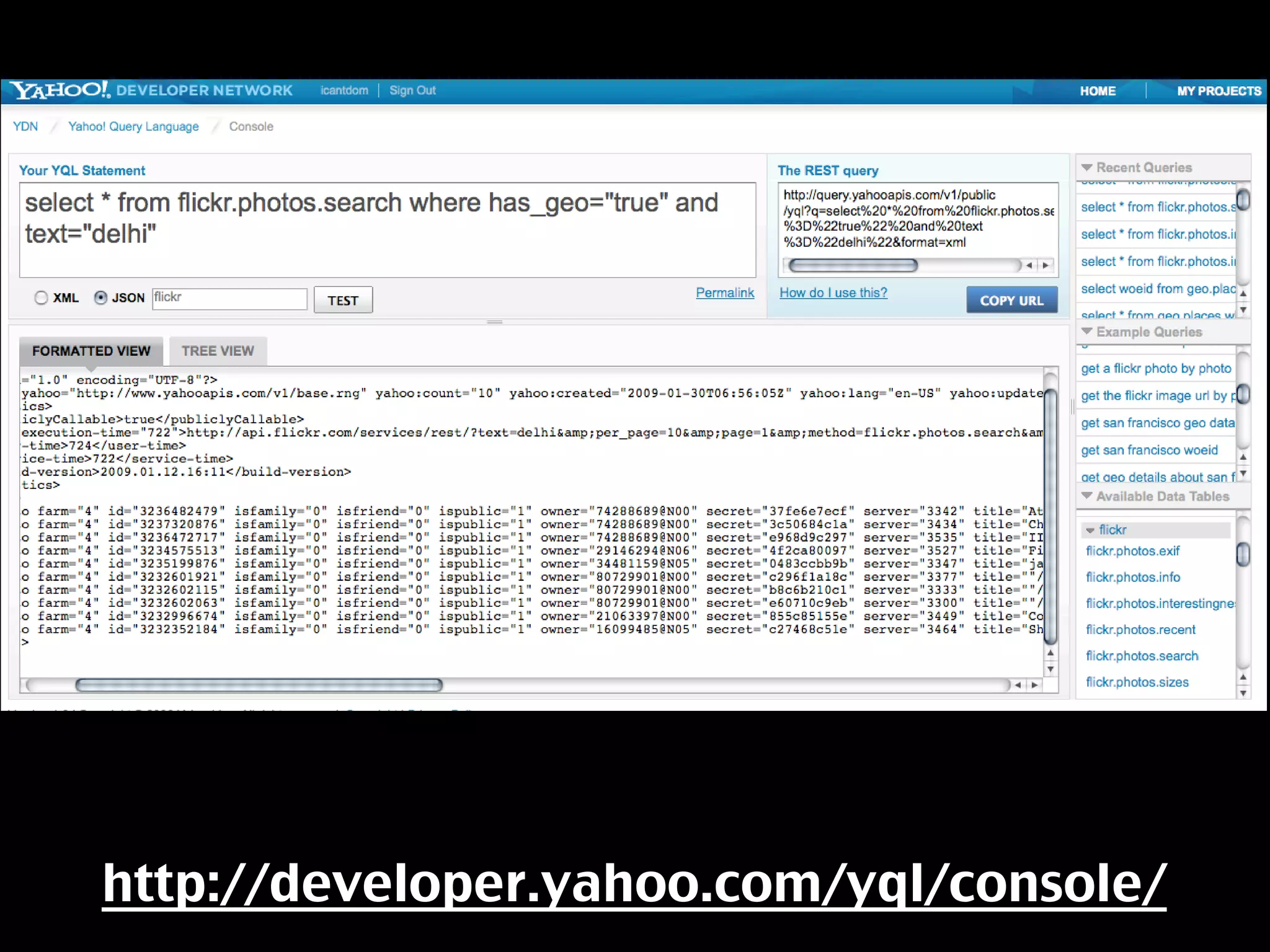 YUI introduction to build hack interfaces