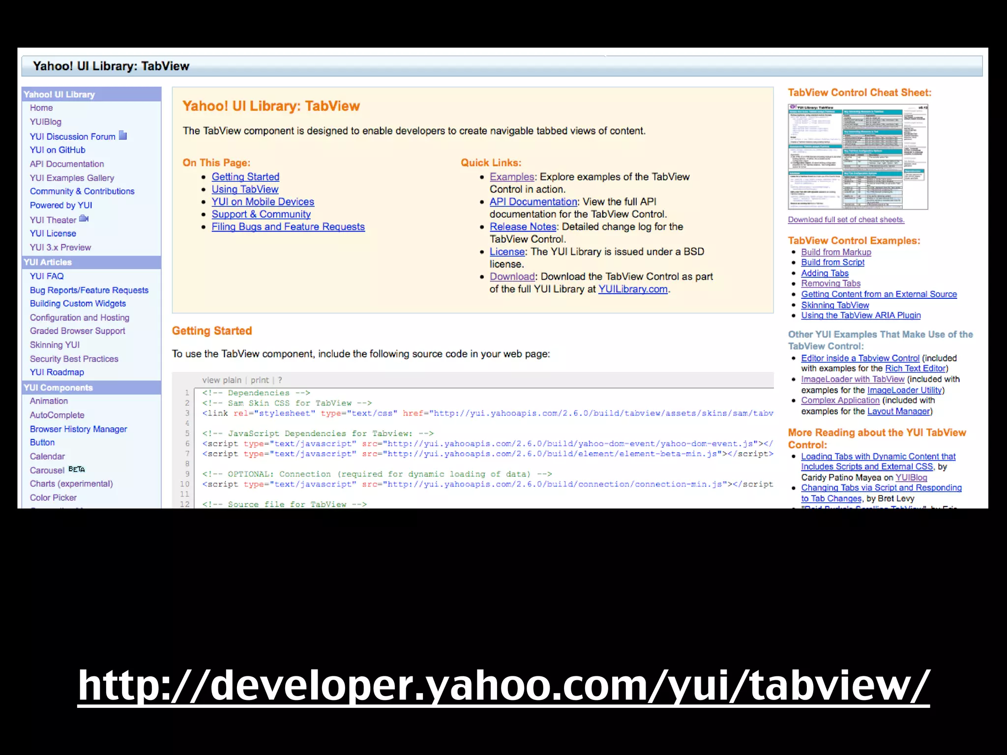 YUI introduction to build hack interfaces