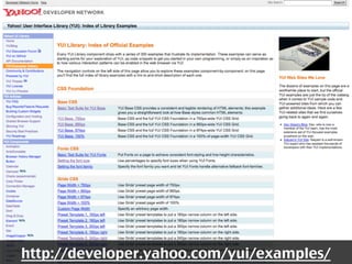 YUI introduction to build hack interfaces
