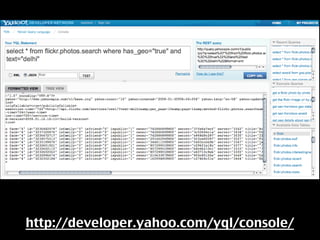 YUI introduction to build hack interfaces