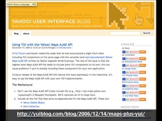 YUI introduction to build hack interfaces