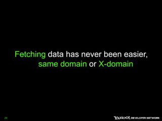 Fetching data has never been easier, same domain or X-domain 23