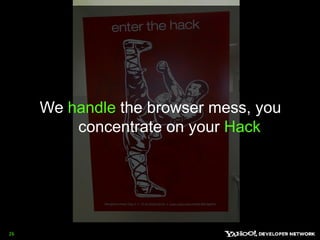 We handle the browser mess, you concentrate on your Hack26