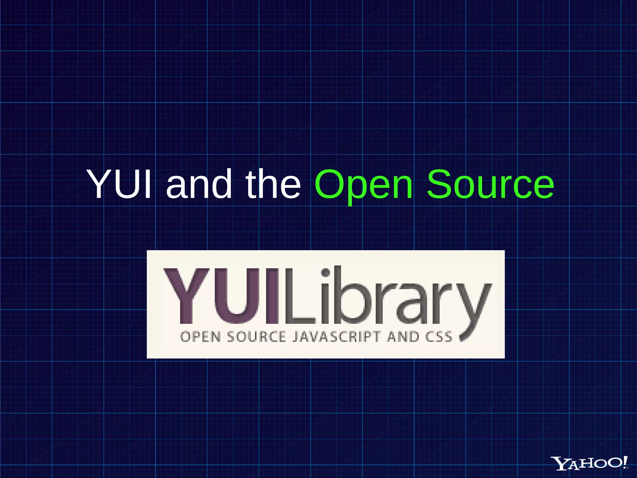 YUI and the Open Source 