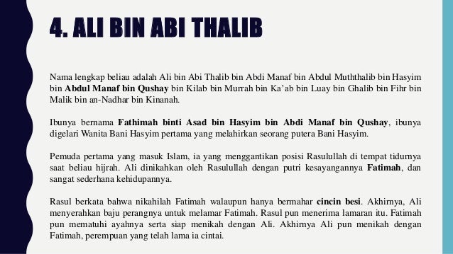 Sayyidina Ali Bin Abi Thalib Berkata Jika Seorang Wanita