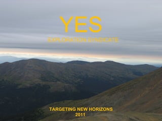 TARGETING NEW HORIZONS 2011  YES EXPLORATION SYNDICATE 