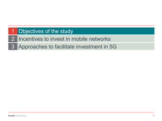 Yulia Kossykh, Fronteir Economics - Incentives to invest in 5g - presentation for techuk