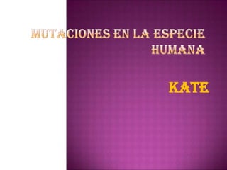 Kate
 
