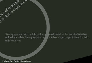 Mobile Technologies & Libraries