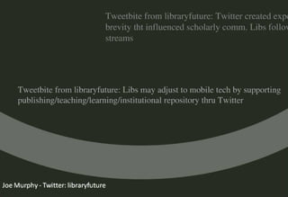 Mobile Technologies & Libraries