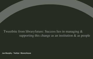 Mobile Technologies & Libraries