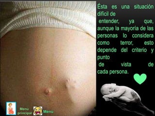 Ésta es una situación
difícil de
entender, ya que,
aunque la mayoría de las
personas lo considera
como terror, esto
depende del criterio y
punto
de vista de
cada persona.
 