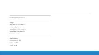 ================================================================================
Package Arch Version Repository Size
================================================================================
Installing:
ypbind i686 3:1.32-5.fc15 fedora 55 k
Installing for dependencies:
rpcbind i686 0.2.0-10.fc15 fedora 47 k
yp-tools i686 2.12-4.fc15 fedora 69 k
Transaction Summary
================================================================================
Install 3 Package(s)
Total download size: 171 k
Installed size: 345 k
Is this ok [y/N]: y
 