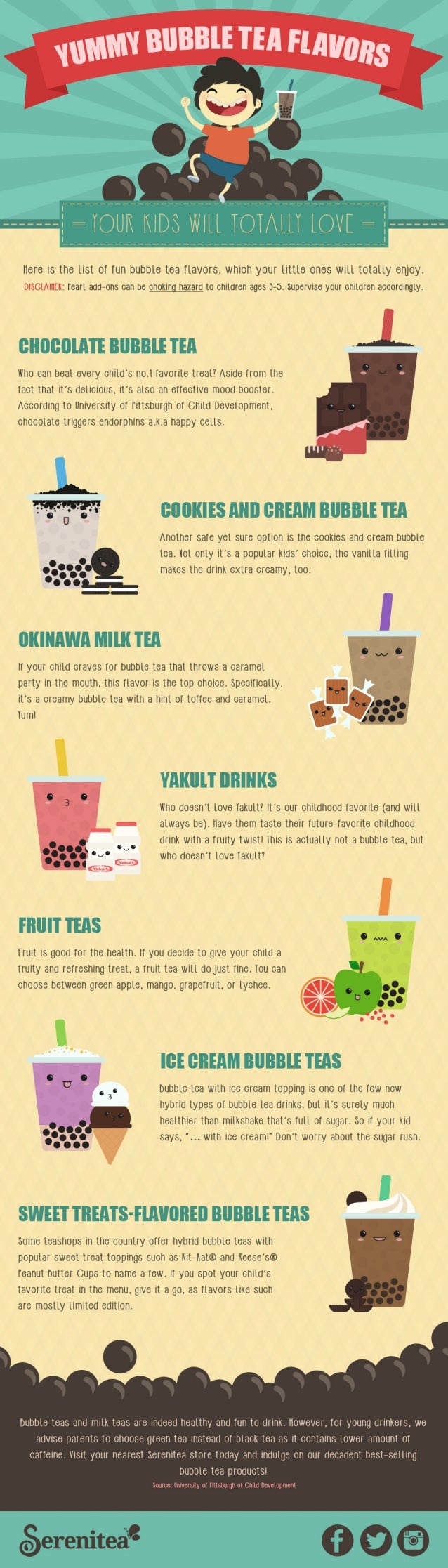 Yummy Bubble Tea Flavors Your Kids Will Totally Love [Infographic]