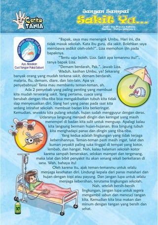 MAJALAH ANAK-ANAK dan LINGKUNGAN. Media Informasi Air Minum dan Penyehatan Lingkungan buat Anak. PERCIK YUNIOR Edisi 17 Desember 2010. Tema ALAM RAYA GURUKU