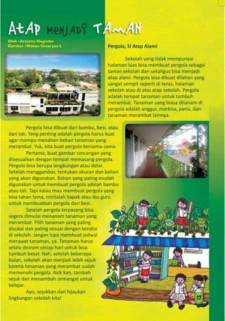 MAJALAH ANAK-ANAK dan LINGKUNGAN. Media Informasi Air Minum dan Penyehatan Lingkungan buat Anak. PERCIK YUNIOR Edisi 17 Desember 2010. Tema ALAM RAYA GURUKU