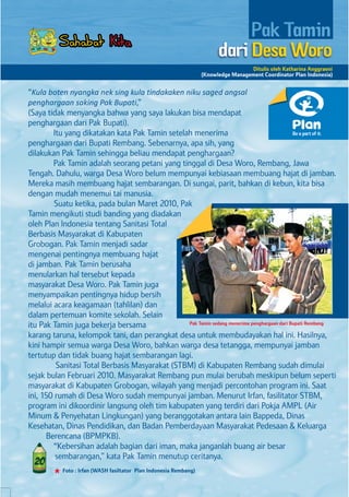 MAJALAH ANAK-ANAK dan LINGKUNGAN. Media Informasi Air Minum dan Penyehatan Lingkungan buat Anak. PERCIK YUNIOR Edisi 17 Desember 2010. Tema ALAM RAYA GURUKU