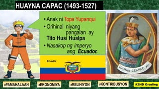 Heograpiya ng South America at Kabihasnang Inca | PDF