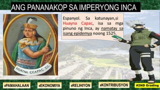 Heograpiya ng South America at Kabihasnang Inca | PDF