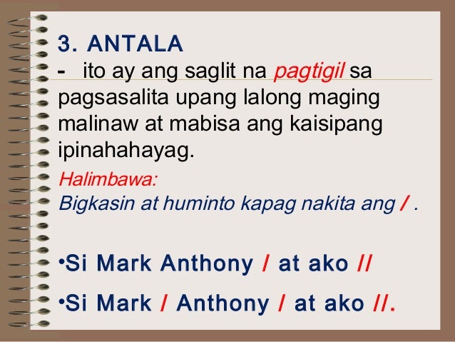 Halimbawa Ng Hinto O Antala Antala Kahulugan At Halimbawa