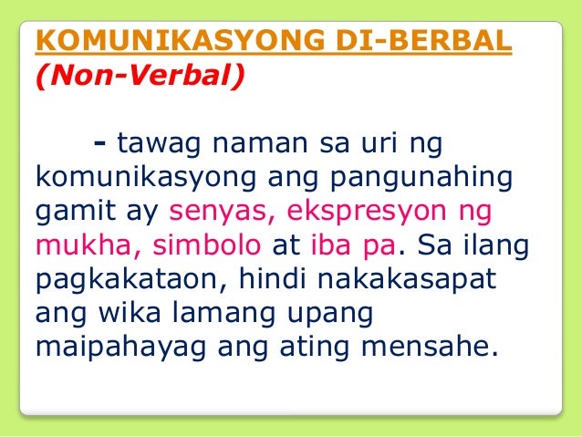 Yunit 4 Komunikasyon