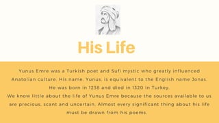 Yunus Emre by Turkish Team | PDF