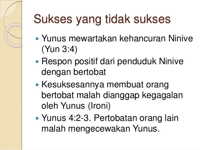 Yunus, kerahiman allah