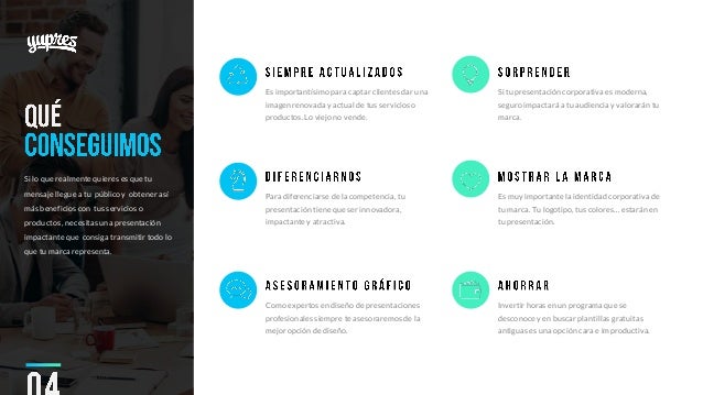 Yupres, Diseño de Presentaciones para Empresa