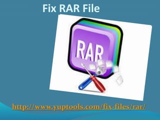 Fix RAR File
http://www.yuptools.com/fix-files/rar/
 