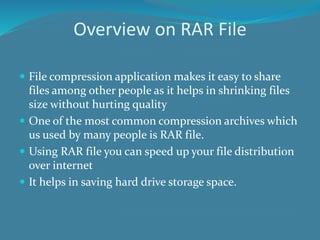 Repair RAR File | PPT