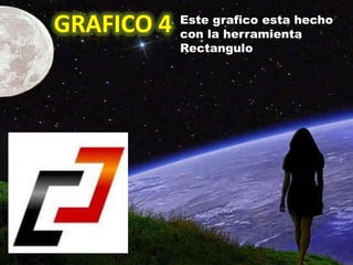 Este grafico esta hecho
con la herramienta
Rectangulo
 