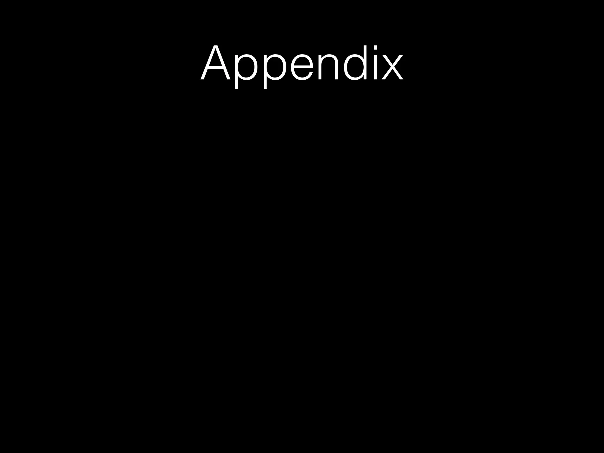 Appendix 
 