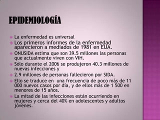 La cual produce disminución de la resistencia inmunológica celular