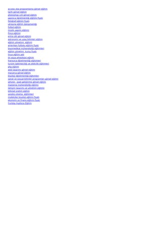 access vba programlama görsel eğitim
tarih görsel eğitim
photoshop cs5 görsel eğitim
japonca öğretmenliği eğitimi fiyatı
fotoğraf eğitimi fiyatı
ukrayna eğitim danışmanlığı
futbol eğitim
müzik yapımı eğitimi
fince eğitimi
eritre dili görsel eğitim
astronomi ve uzay bilimleri eğitim
eğitim yönetimi  eğitimi
amerikan futbolu eğitimi fiyatı
biyomedikal mühendisliği eğitimleri
eğitim yönetimi  kursu fiyatı
linux eğitim seti
ön asya arkeolojisi eğitim
fransızca öğretmenliği eğitimleri
turizm işletmeciliği ve otelcilik eğitimleri
php eğitim
web tasarımı görsel eğitim
macarca görsel eğitim
biyoloji öğretmenliği eğitimleri
sanat ve sosyal bilimler programları görsel eğitim
iphone - ipad geliştirme görsel eğitim
malzeme mühendisliği eğitimi
iletişim tasarımı ve yönetimi eğitimi
bitkisel üretim eğitim
yaratıcı drama  eğitimleri
moleküler biyoloji eğitimi fiyatı
ekonomi ve finans eğitimi fiyatı
Yurtdışı İngilizce Eğitim
 