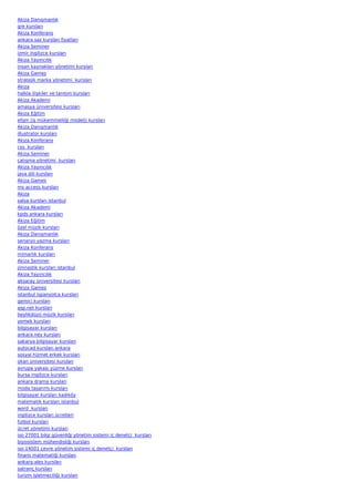 Akiza Danışmanlık
gre kursları
Akiza Konferans
ankara saz kursları fiyatları
Akiza Seminer
izmir ingilizce kursları
Akiza Yayıncılık
insan kaynakları yönetimi kursları
Akiza Games
stratejik marka yönetimi  kursları
Akiza
halkla ilişkiler ve tanıtım kursları
Akiza Akademi
amasya üniversitesi kursları
Akiza Eğitim
efqm (iş mükemmelliği modeli) kursları
Akiza Danışmanlık
illustrator kursları
Akiza Konferans
css  kursları
Akiza Seminer
çatışma yönetimi  kursları
Akiza Yayıncılık
java dili kursları
Akiza Games
ms access kursları
Akiza
salsa kursları istanbul
Akiza Akademi
kpds ankara kursları
Akiza Eğitim
özel müzik kursları
Akiza Danışmanlık
senaryo yazma kursları
Akiza Konferans
mimarlık kursları
Akiza Seminer
jimnastik kursları istanbul
Akiza Yayıncılık
aksaray üniversitesi kursları
Akiza Games
istanbul ispanyolca kursları
gemici kursları
asp.net kursları
beylikdüzü müzik kursları
yemek kursları
bilgisayar kursları
ankara ney kursları
sakarya bilgisayar kursları
autocad kursları ankara
sosyal hizmet erkek kursları
okan üniversitesi kursları
avrupa yakası yüzme kursları
bursa ingilizce kursları
ankara drama kursları
moda tasarımı kursları
bilgisayar kursları kadıköy
matematik kursları istanbul
word  kursları
ingilizce kursları ücretleri
futbol kursları
ücret yönetimi kursları
iso 27001 bilgi güvenliği yönetim sistemi iç denetçi  kursları
biyosistem mühendisliği kursları
iso 14001 çevre yönetim sistemi iç denetçi  kursları
finans matematiği kursları
ankara ales kursları
satranç kursları
turizm işletmeciliği kursları
 