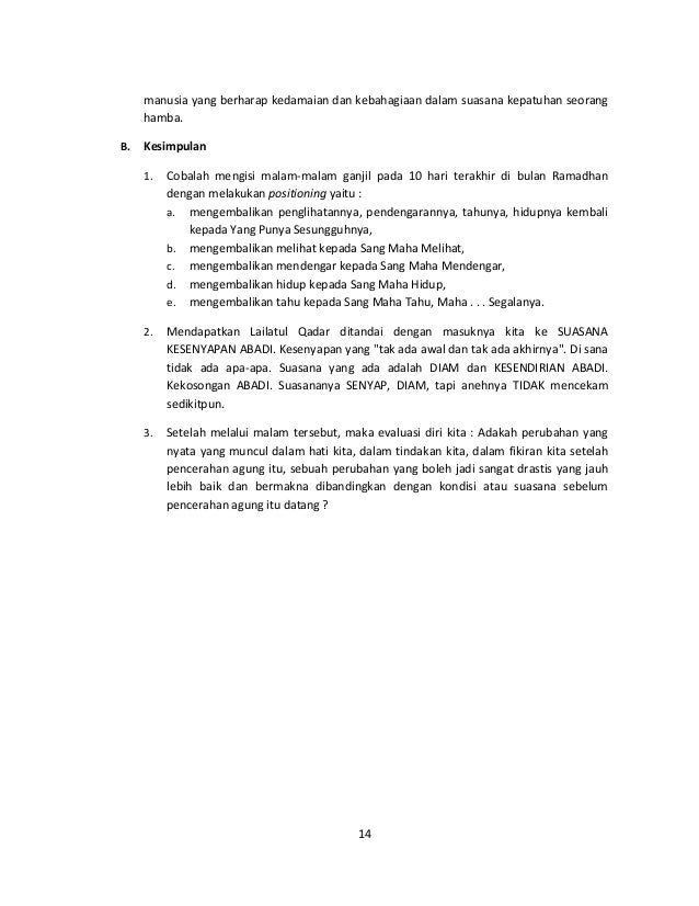 Yusdeka lailatul qadar