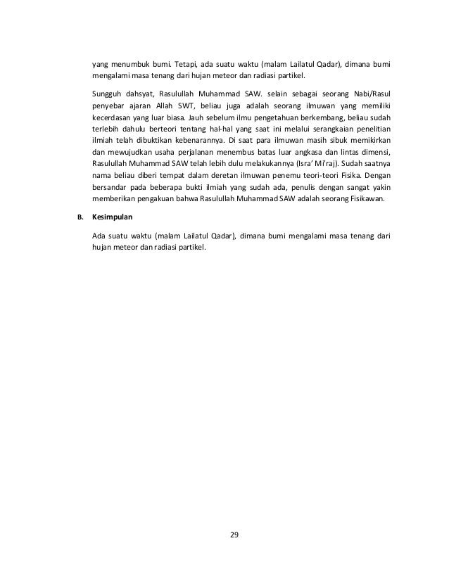 Yusdeka lailatul qadar