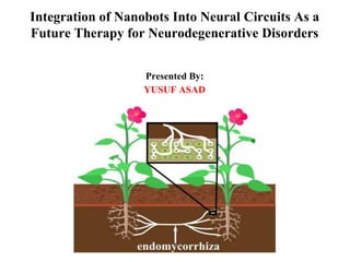 Integration of Nanobots Into Neural Circuits As a
Future Therapy for Neurodegenerative Disorders
Presented By:
YUSUF ASAD
 