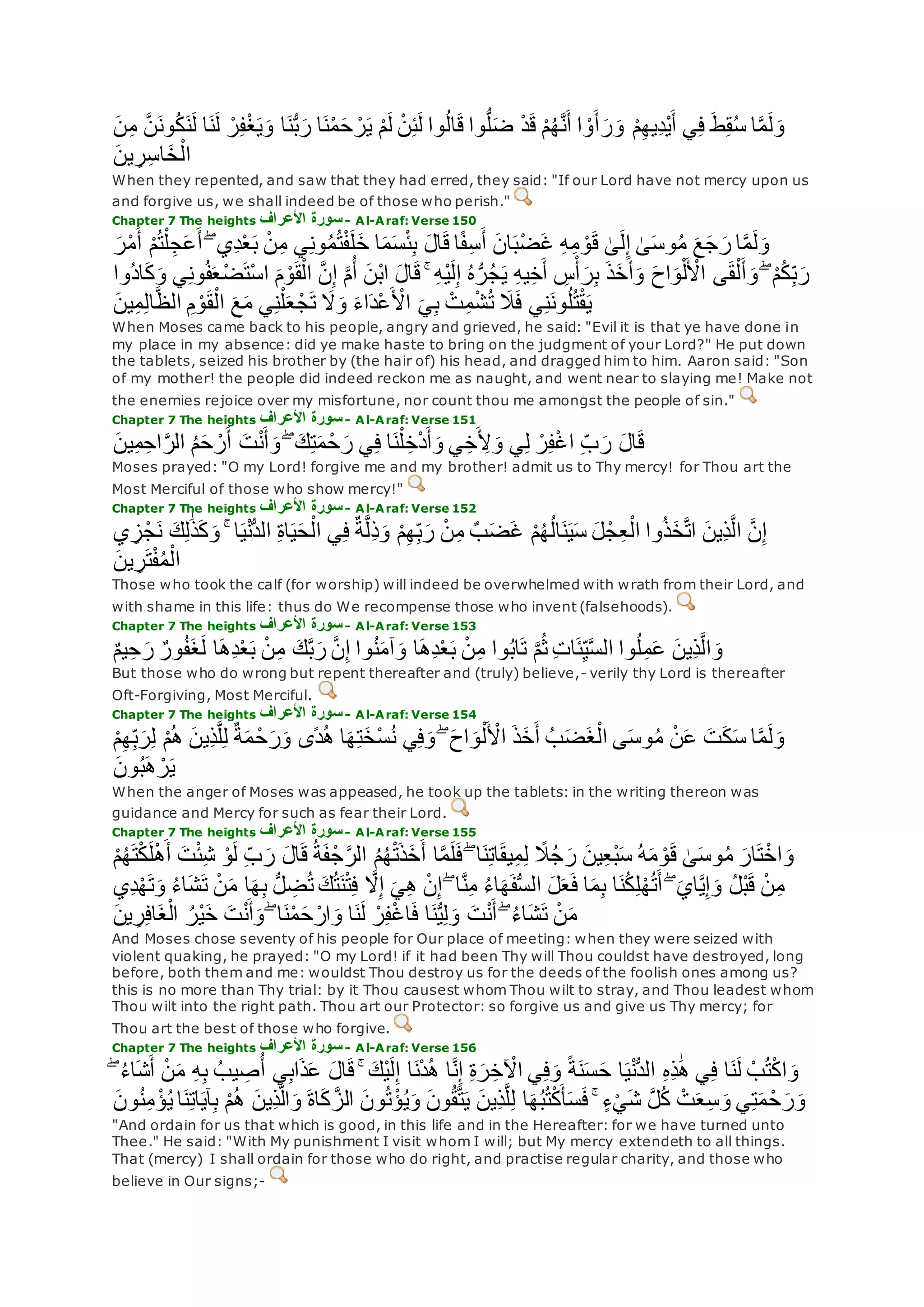 Translation of meaning Qur'an By Yusuf Ali
