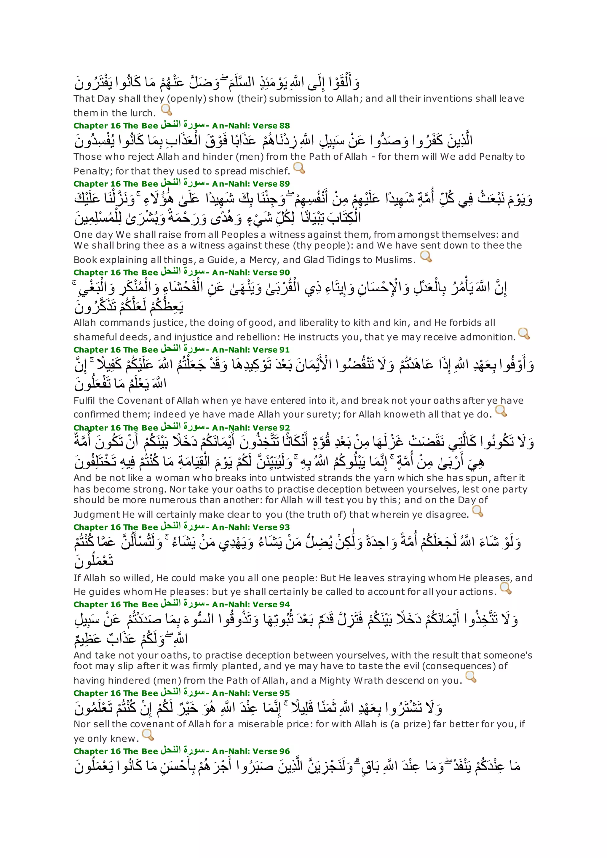 Translation of meaning Qur'an By Yusuf Ali