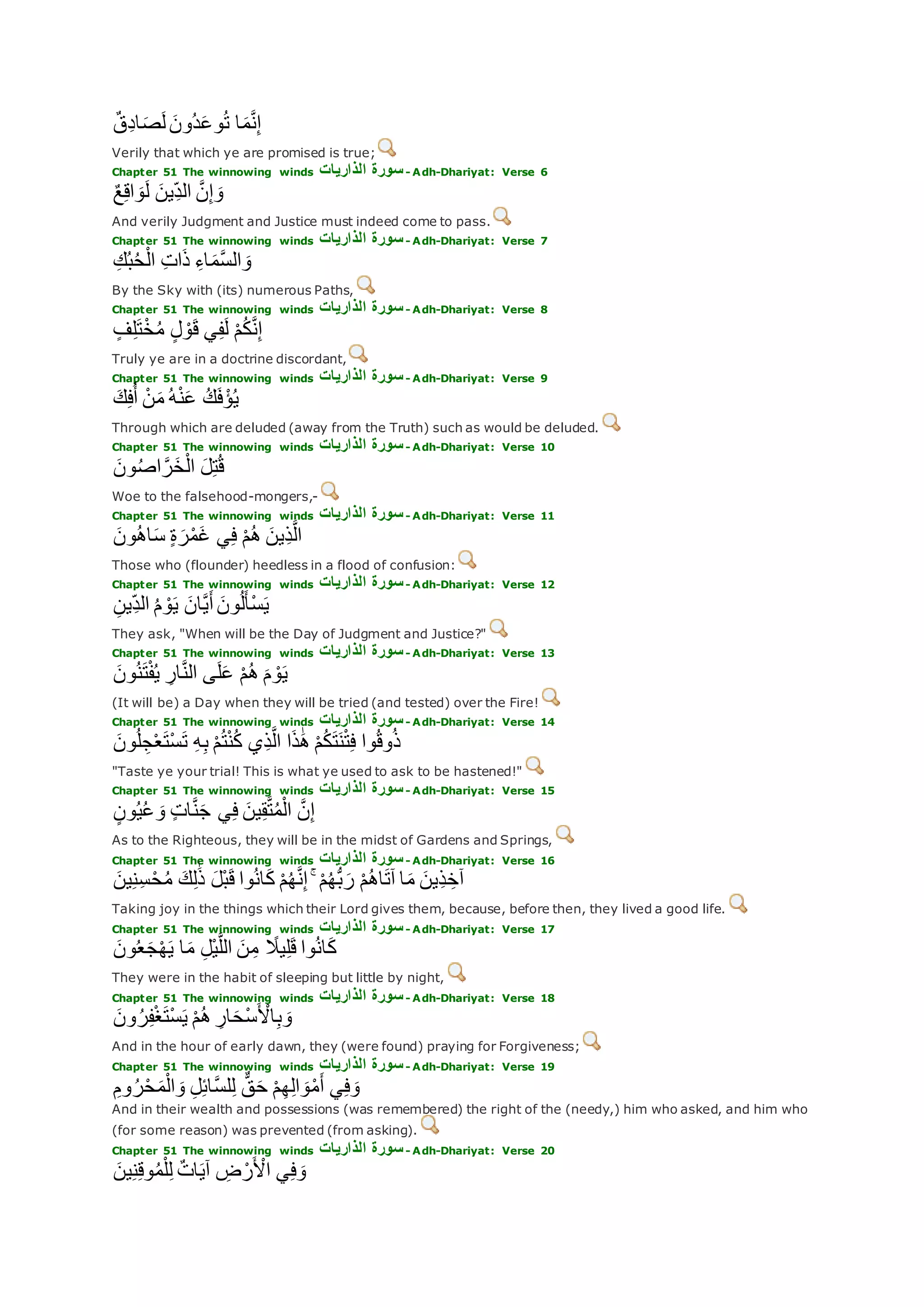 Translation of meaning Qur'an By Yusuf Ali