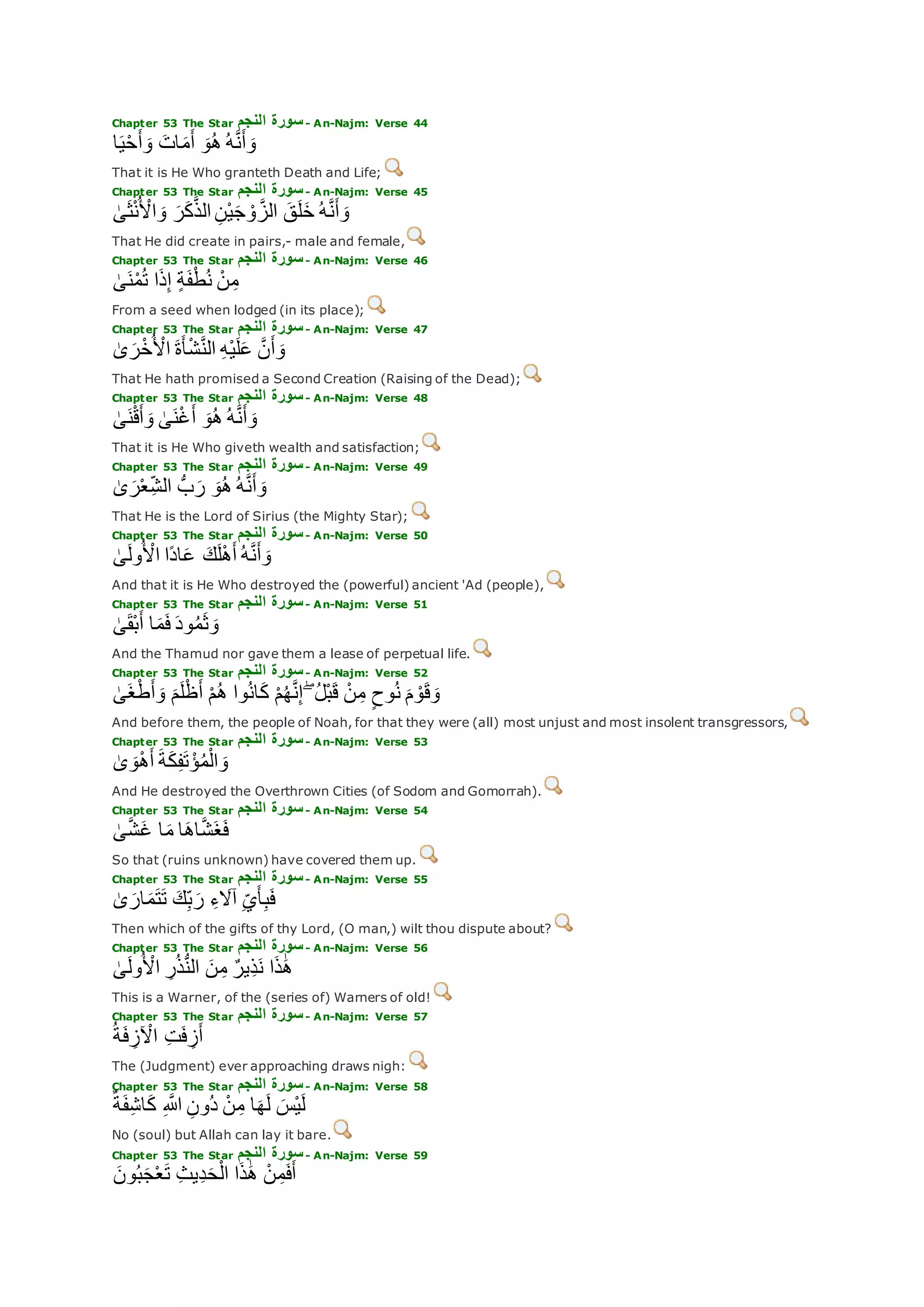 Translation of meaning Qur'an By Yusuf Ali