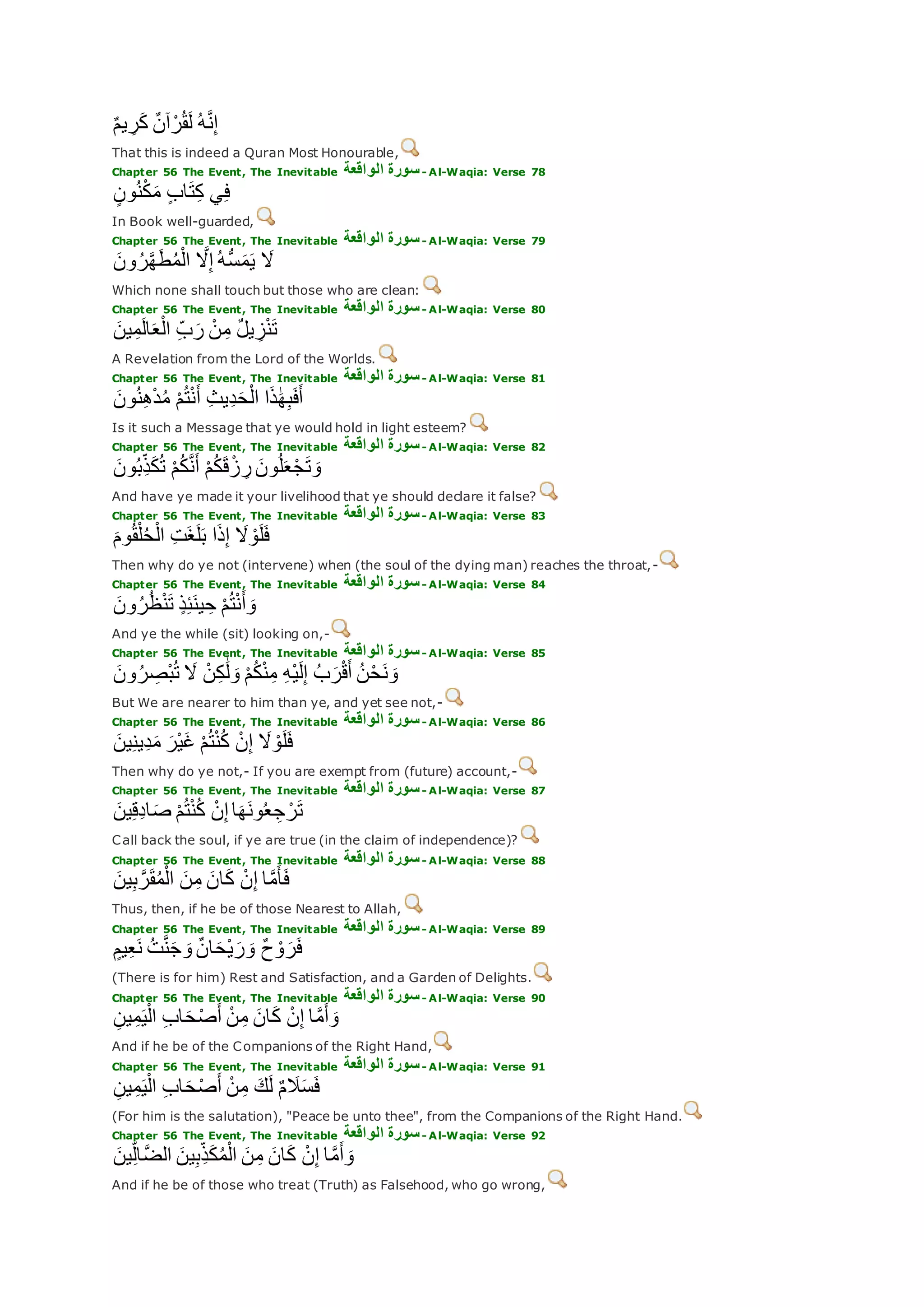 Translation of meaning Qur'an By Yusuf Ali