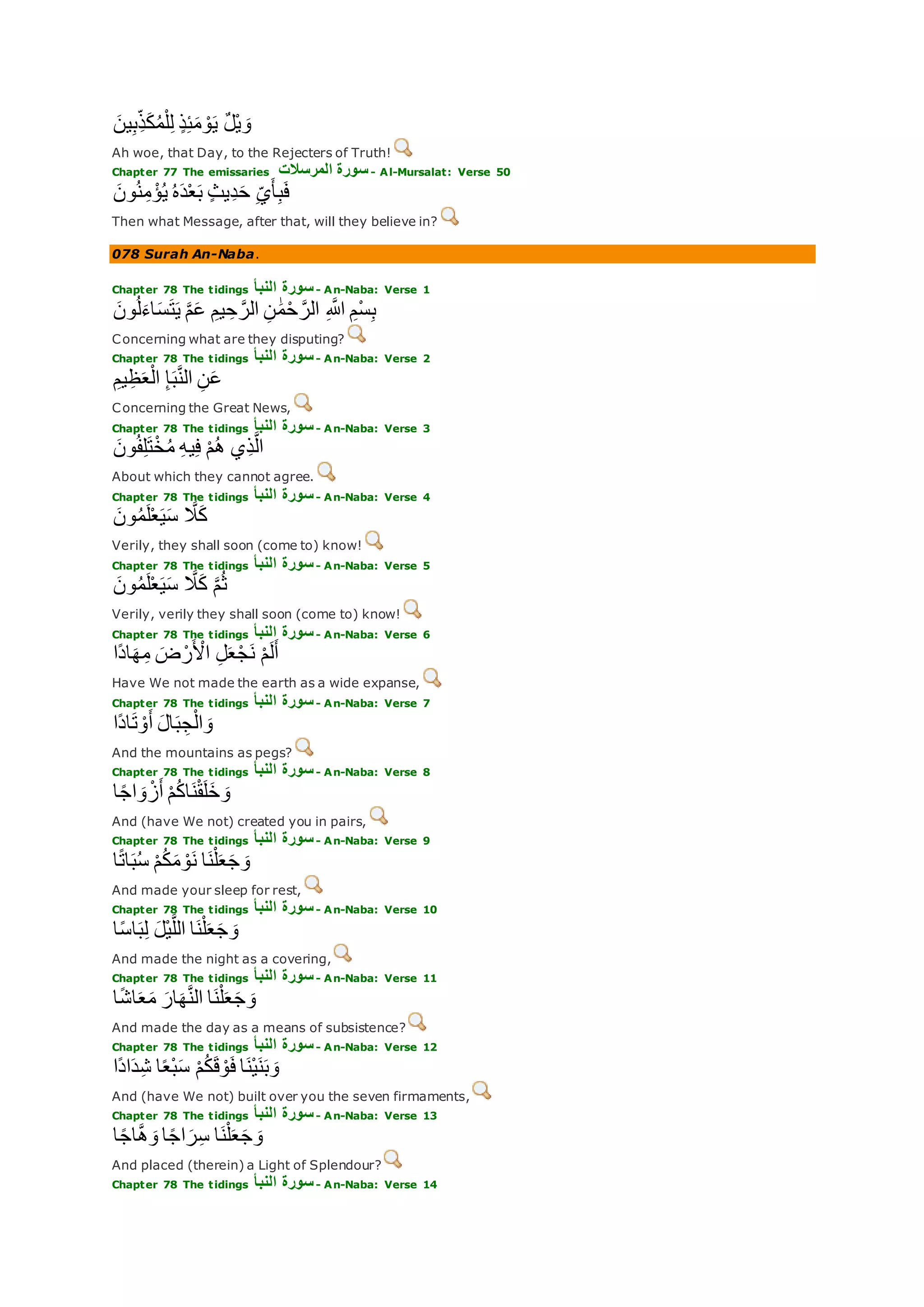 Translation of meaning Qur'an By Yusuf Ali